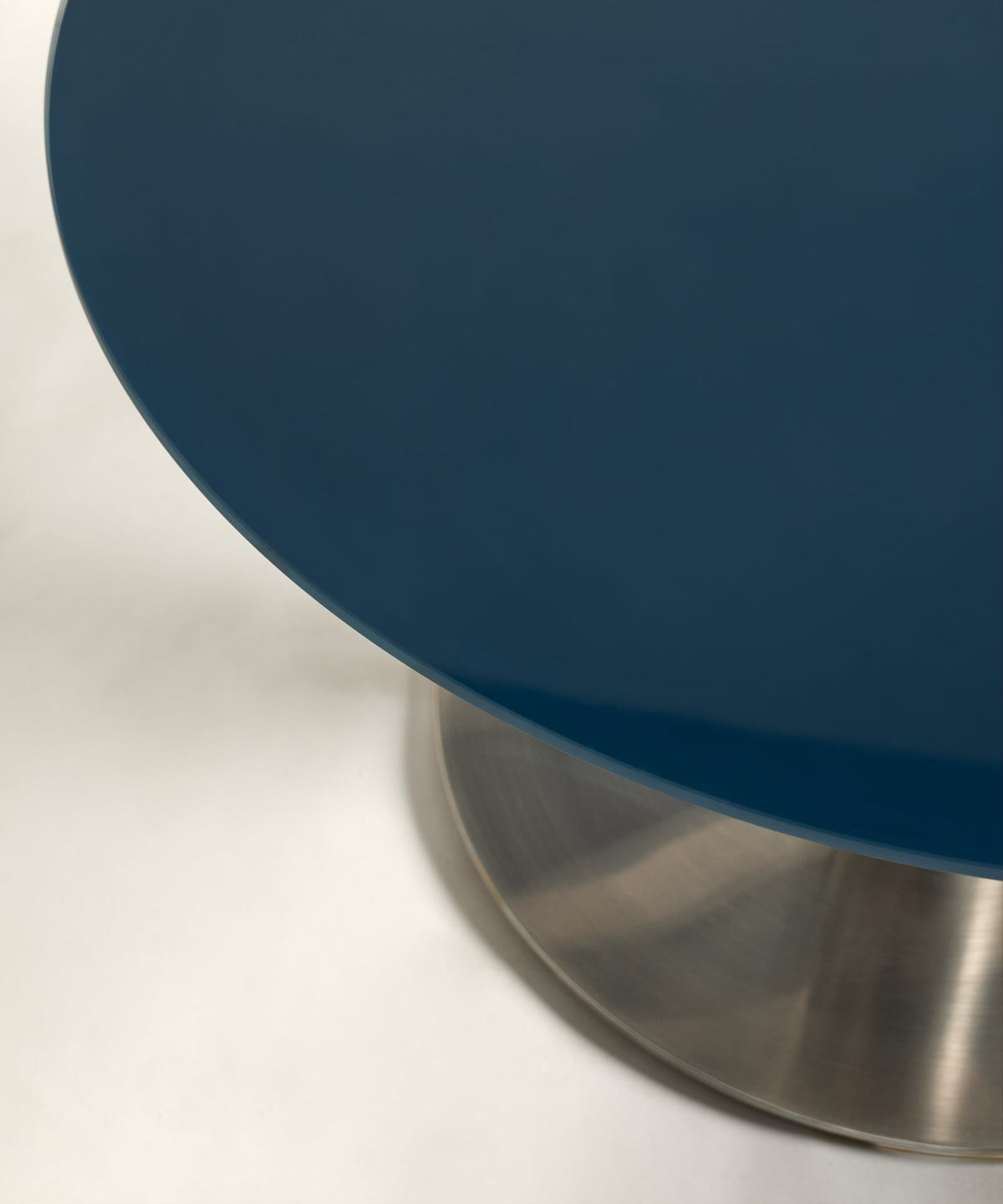 Table Basse Ronde en Acier Laminé Riva
