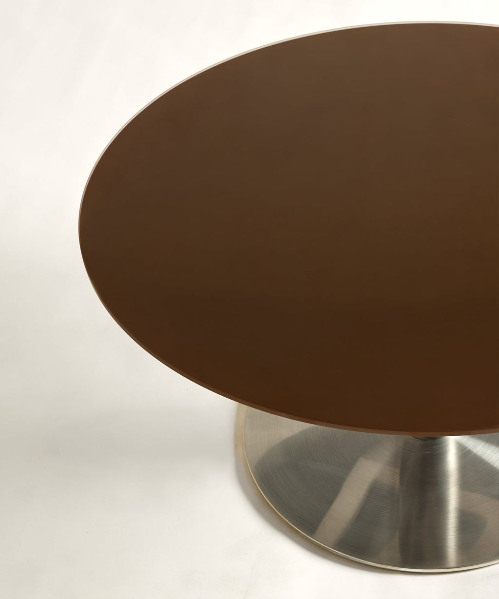 Table Basse Ronde en Acier Laminé Riva
