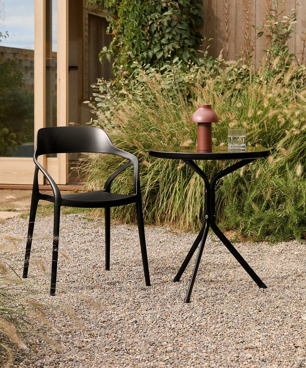 Chaise en polypropylène avec accoudoirs Grace