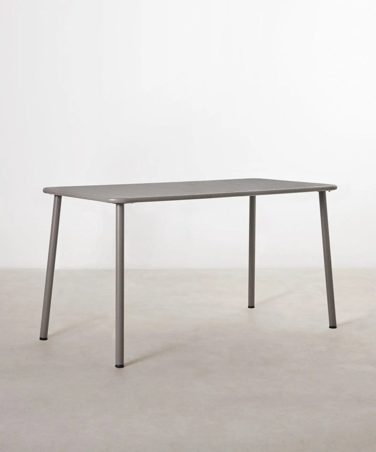 Table d'extérieur carrée en métal Sora (140x70 cm)