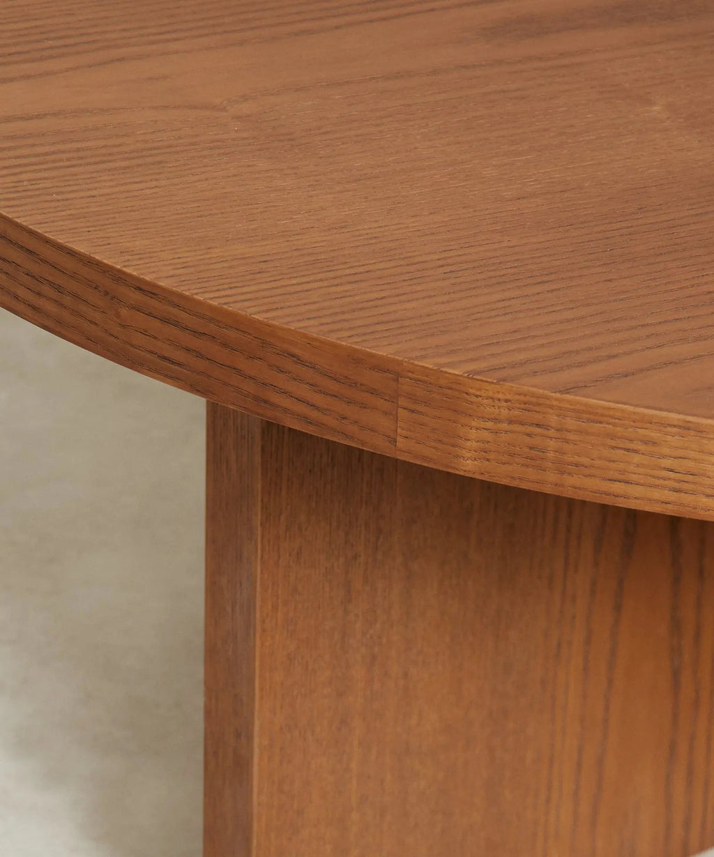 Table basse ronde en bois Takaya (80 cm)