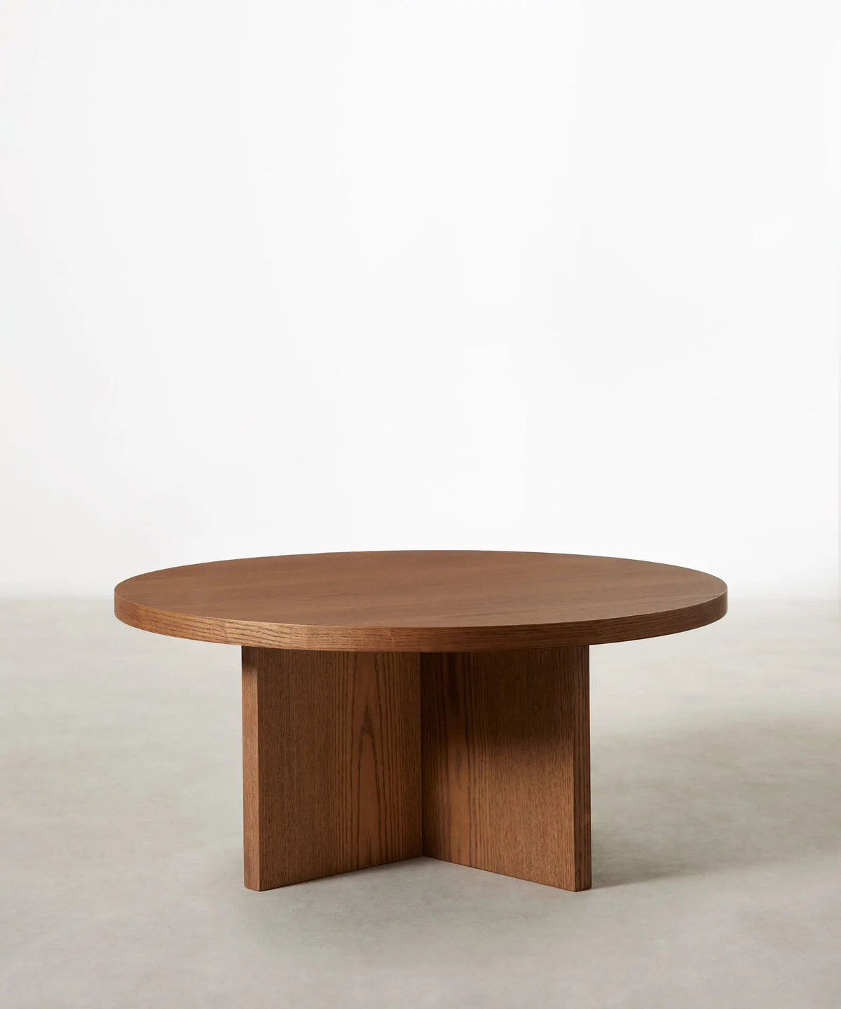 Table basse ronde en bois Takaya (80 cm)