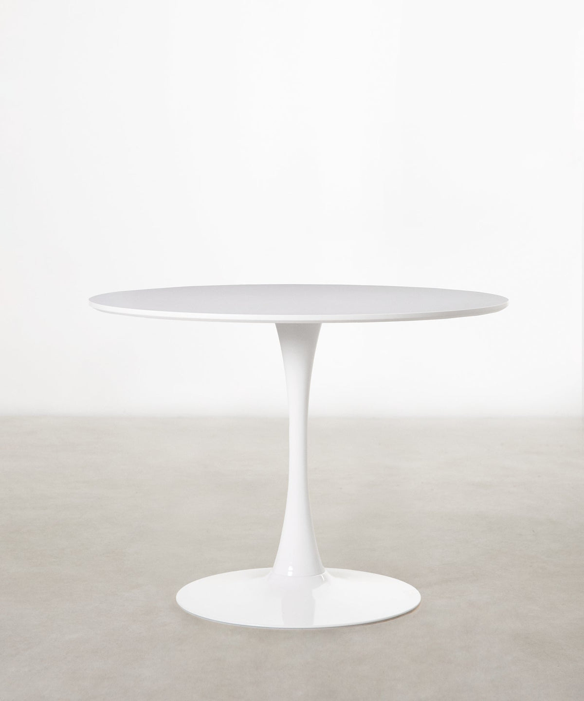 Table ronde en métal et fibre de verre Tulia (100 cm)