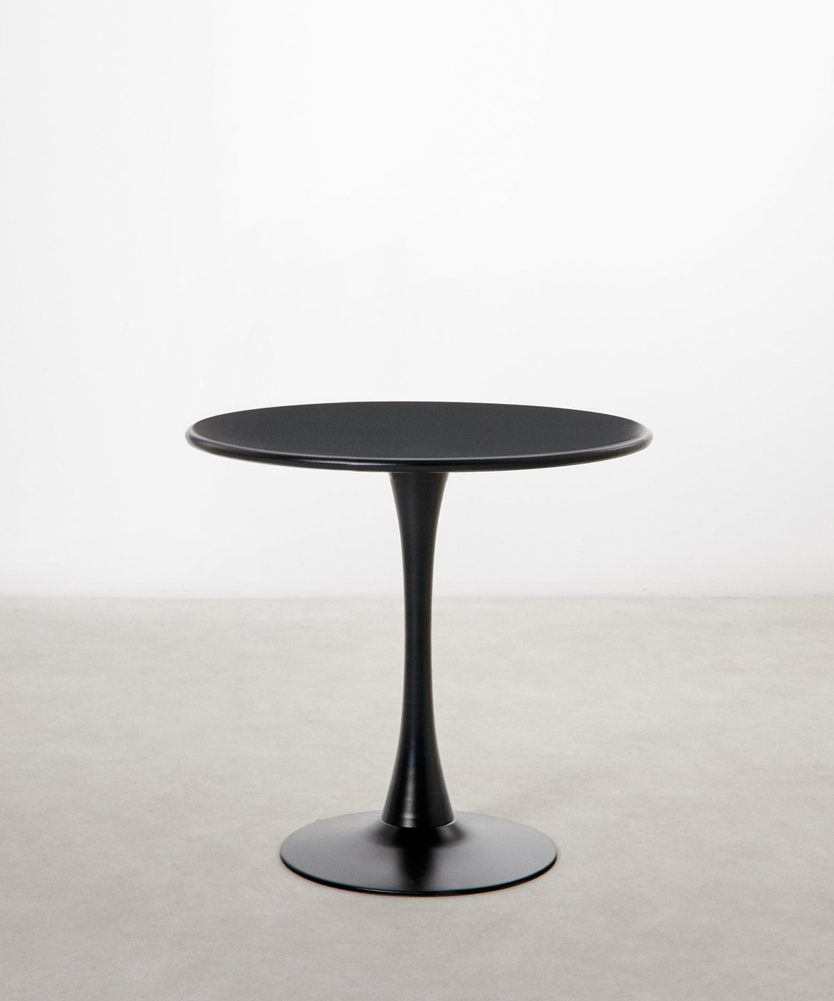 Table ronde Tulia en métal et fibre de verre (80 cm)