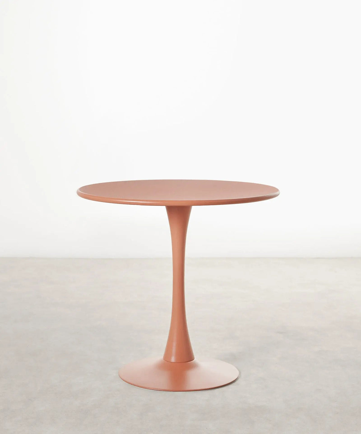 Table ronde Tulia en métal et fibre de verre (80 cm)