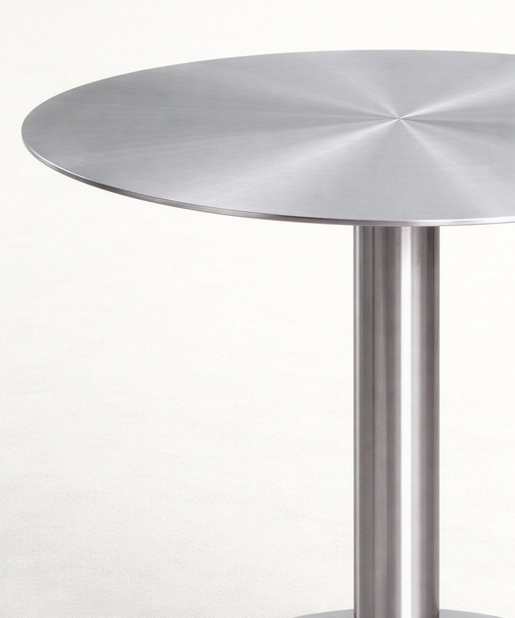 Table d'extérieur ronde en métal Fade (Ø70 cm)