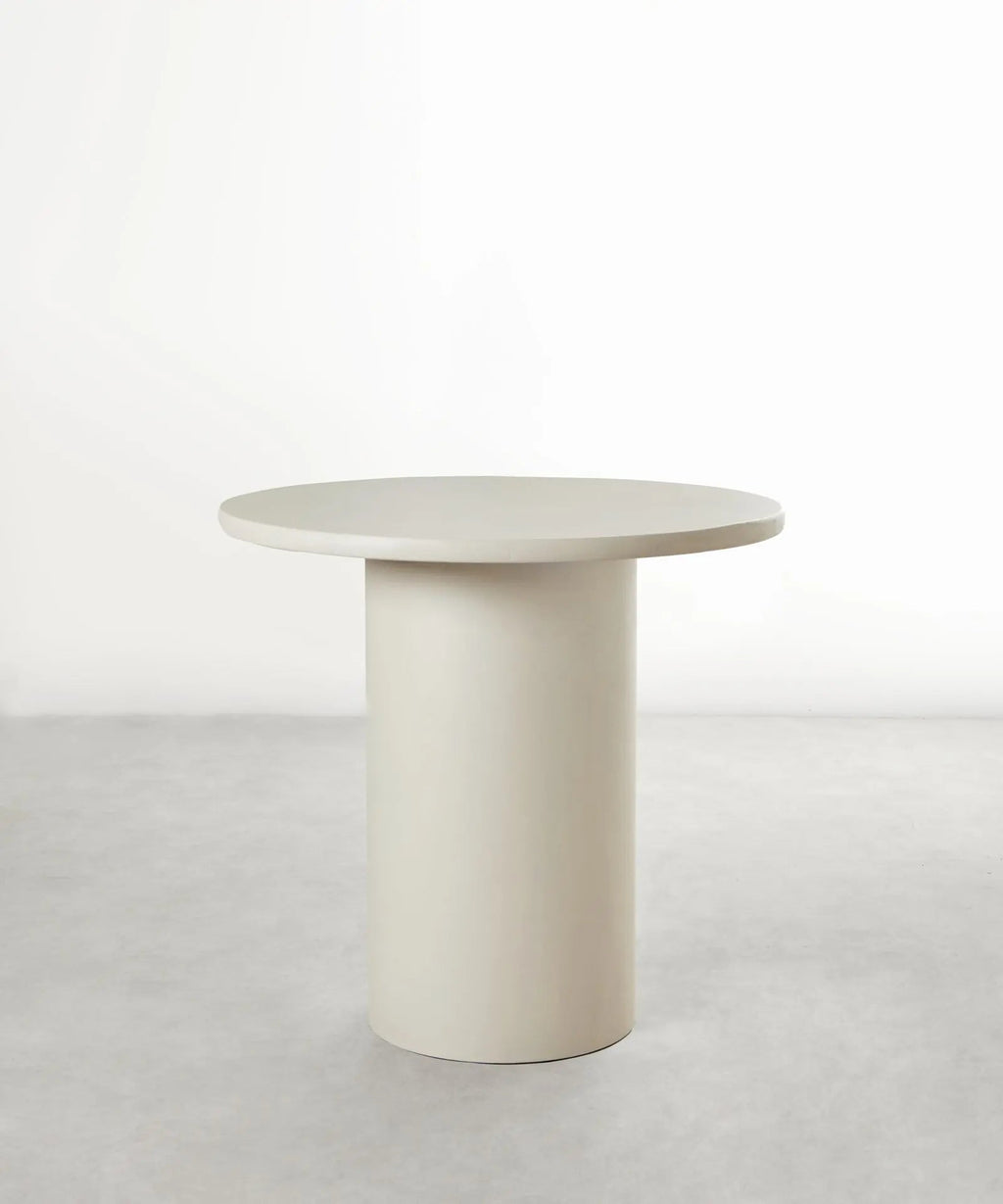 Table à manger ronde en microciment Argo (80 cm)