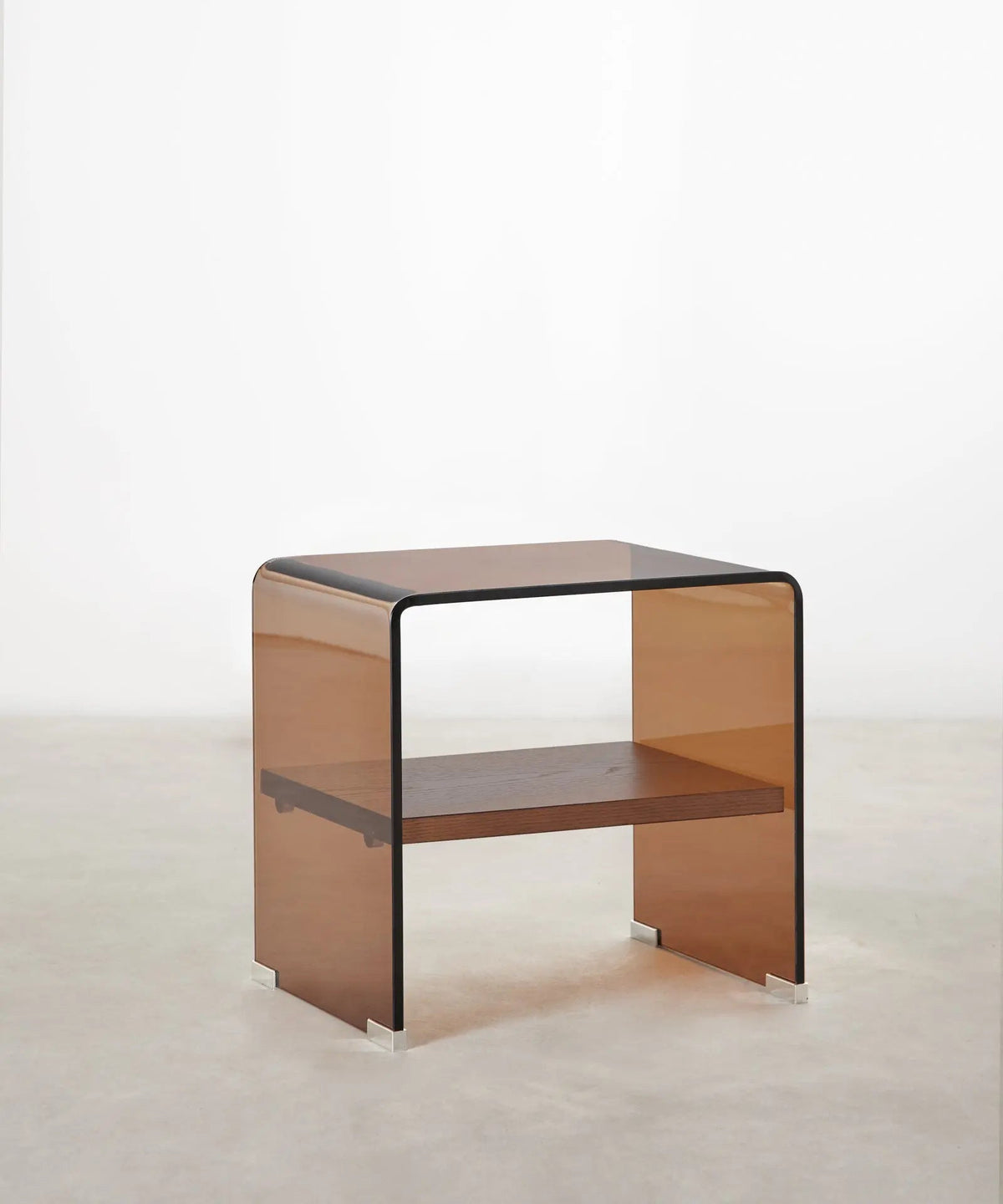 Table en verre trempé Aris (47x45 cm)