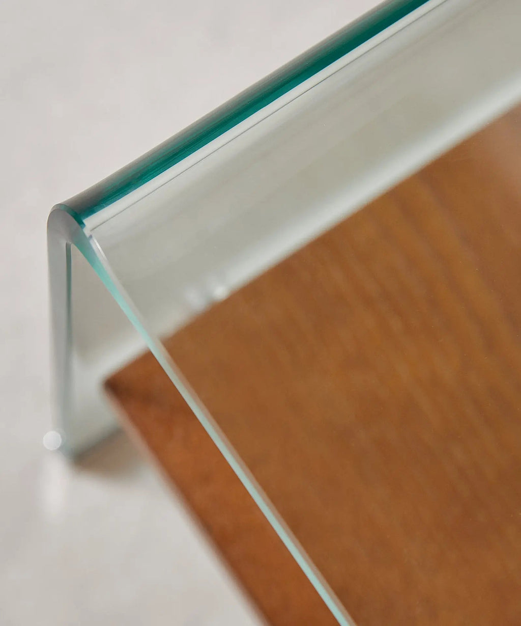 Table en verre trempé Aris (47x45 cm)