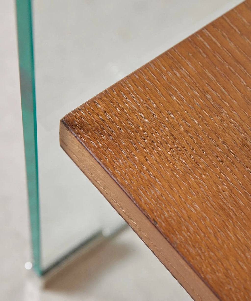 Table en verre trempé Aris (47x45 cm)