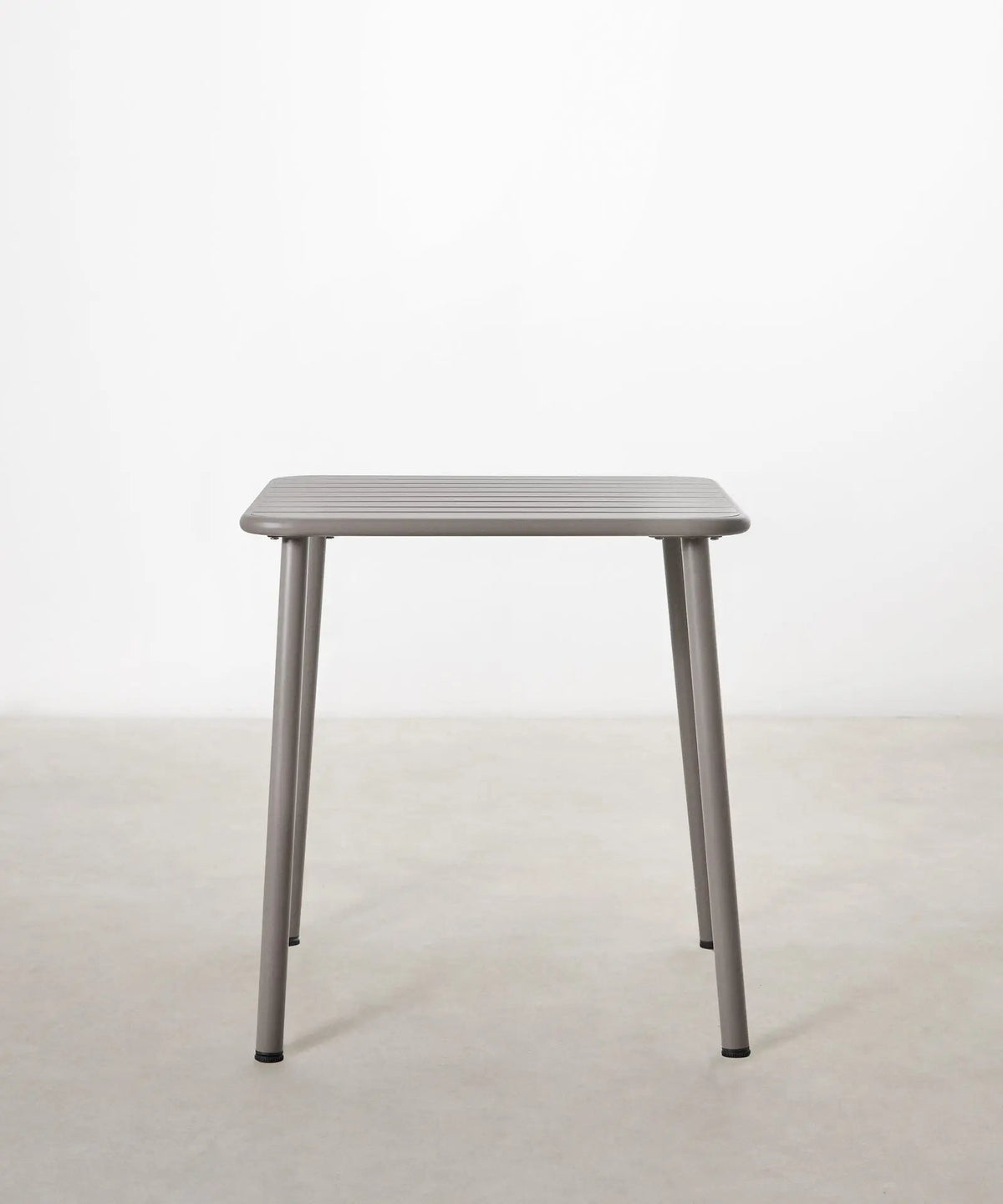 Table d'extérieur carrée en métal Brisa (70x70 cm)