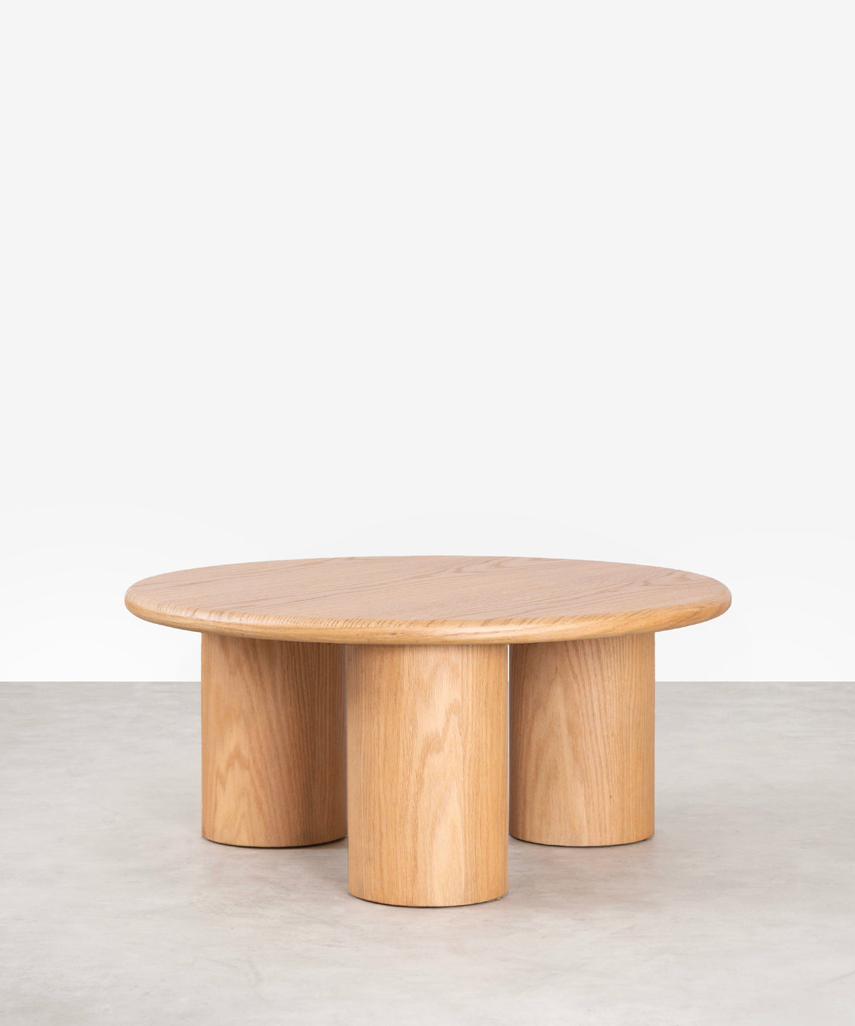 Table basse ronde en bois Aisha (80 cm)