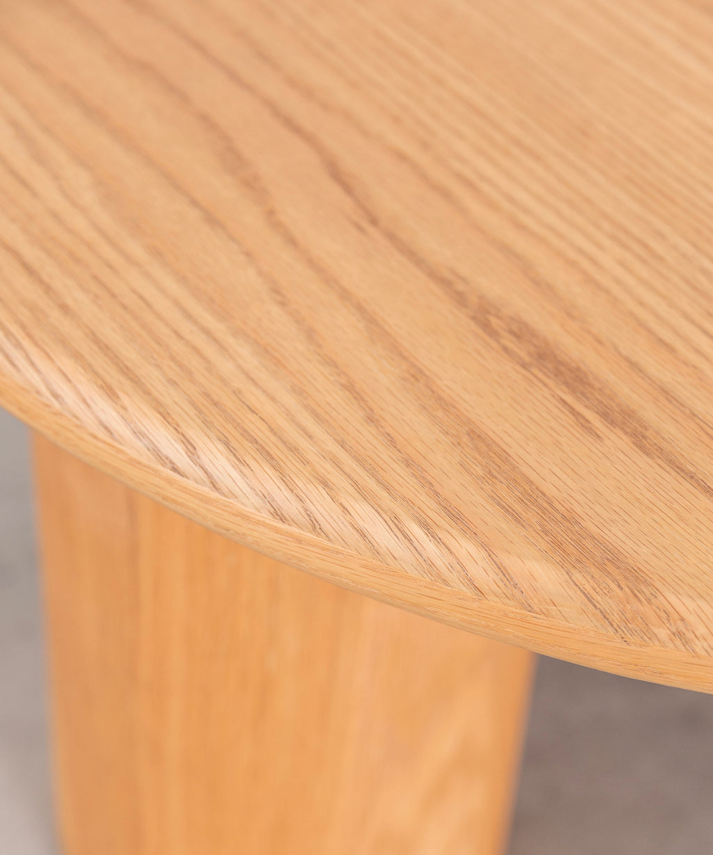 Table basse ronde en bois Aisha (80 cm)