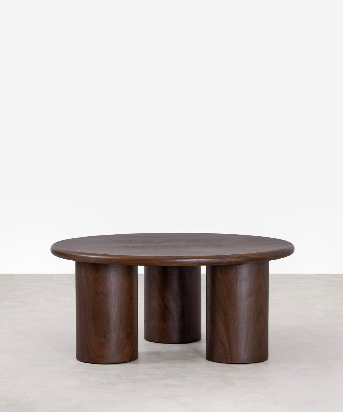 Table basse ronde en bois Aisha (80 cm)