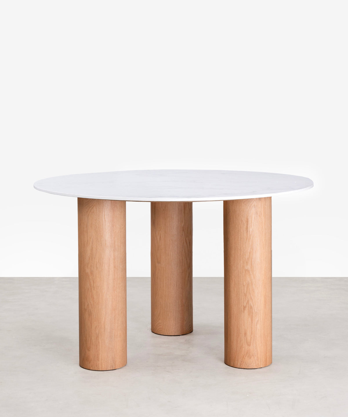 Table à Manger Ronde Anetta Marble (120 cm)