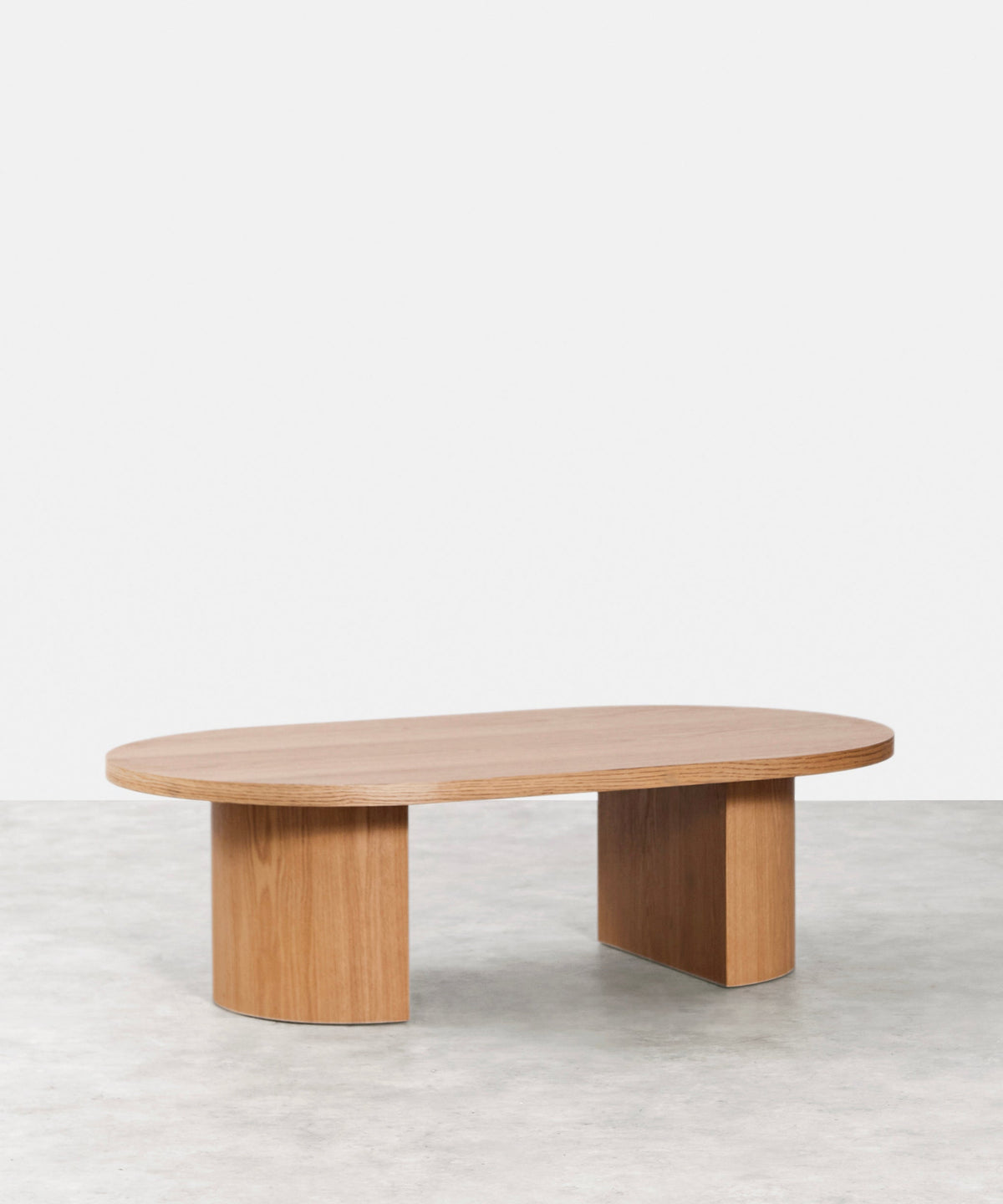 Table basse ovale en bois Lily (120 cm)