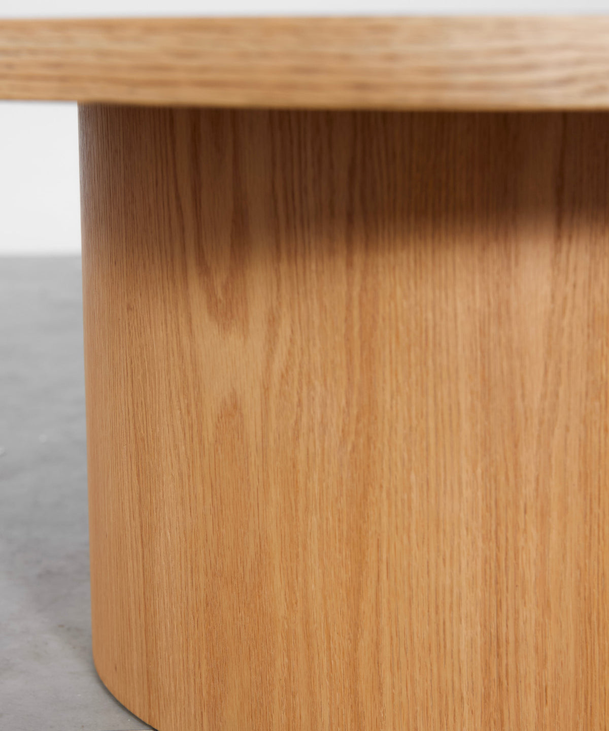 Table basse ovale en bois Lily (120 cm)