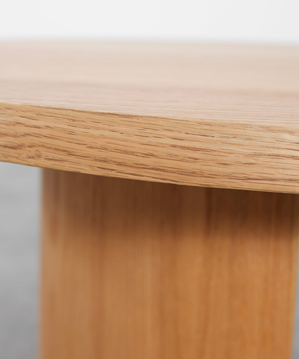 Table basse ovale en bois Lily (120 cm)