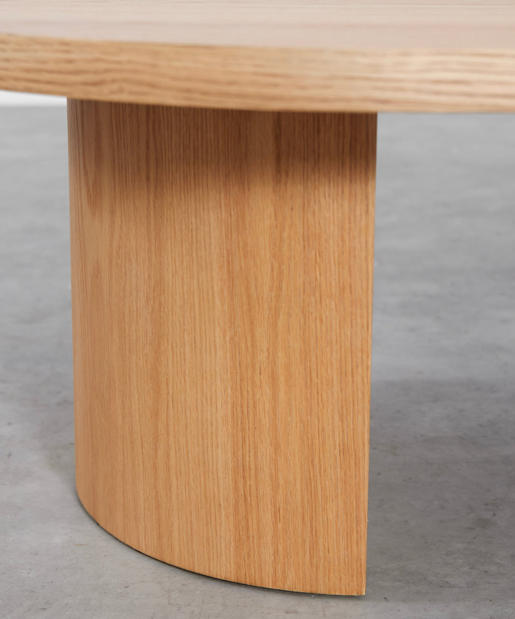 Table basse ovale en bois Lily (120 cm)
