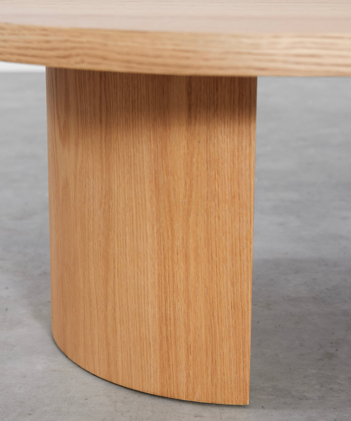 Table basse ovale en bois Lily (120 cm)