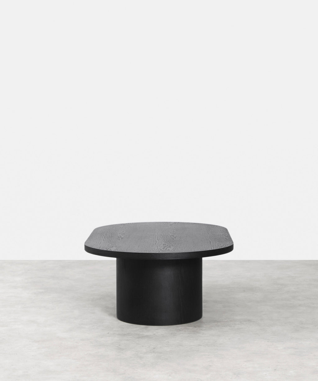 Table basse ovale en bois Lily (120 cm)