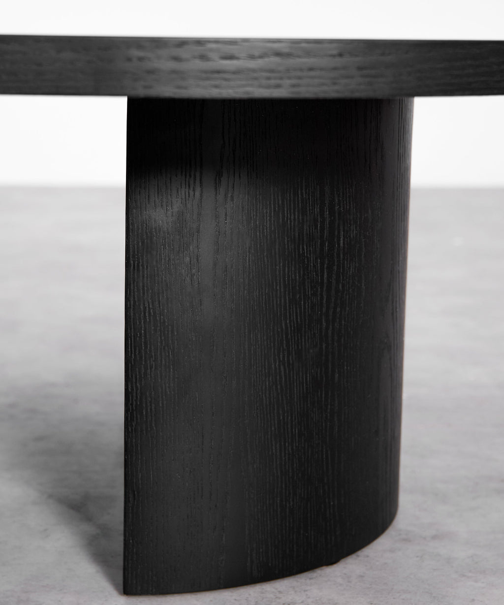 Table basse ovale en bois Lily (120 cm)