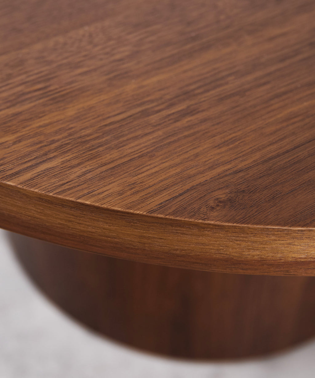 Table basse ovale en bois Lily (120 cm)
