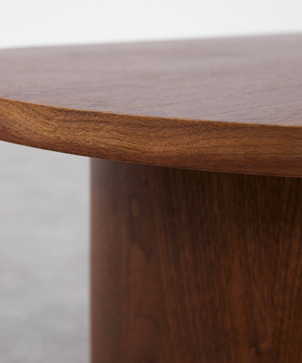 Table basse ovale en bois Lily (120 cm)