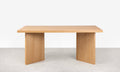 Table à manger rectangulaire en bois Gaia (210x100 cm)