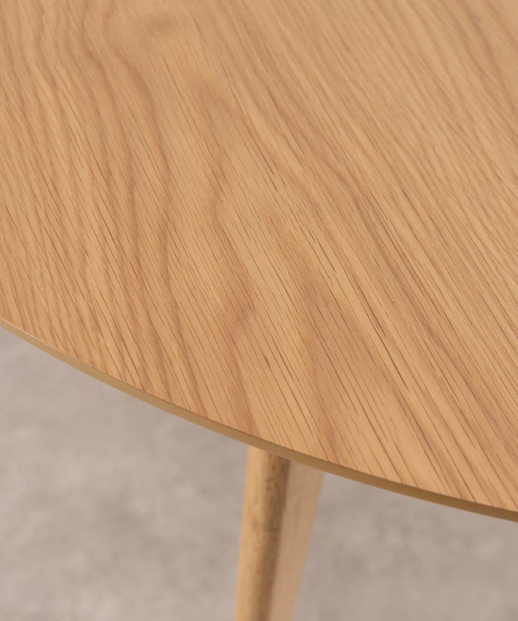 Table à manger ronde extensible en bois Gala (120-150 cm)