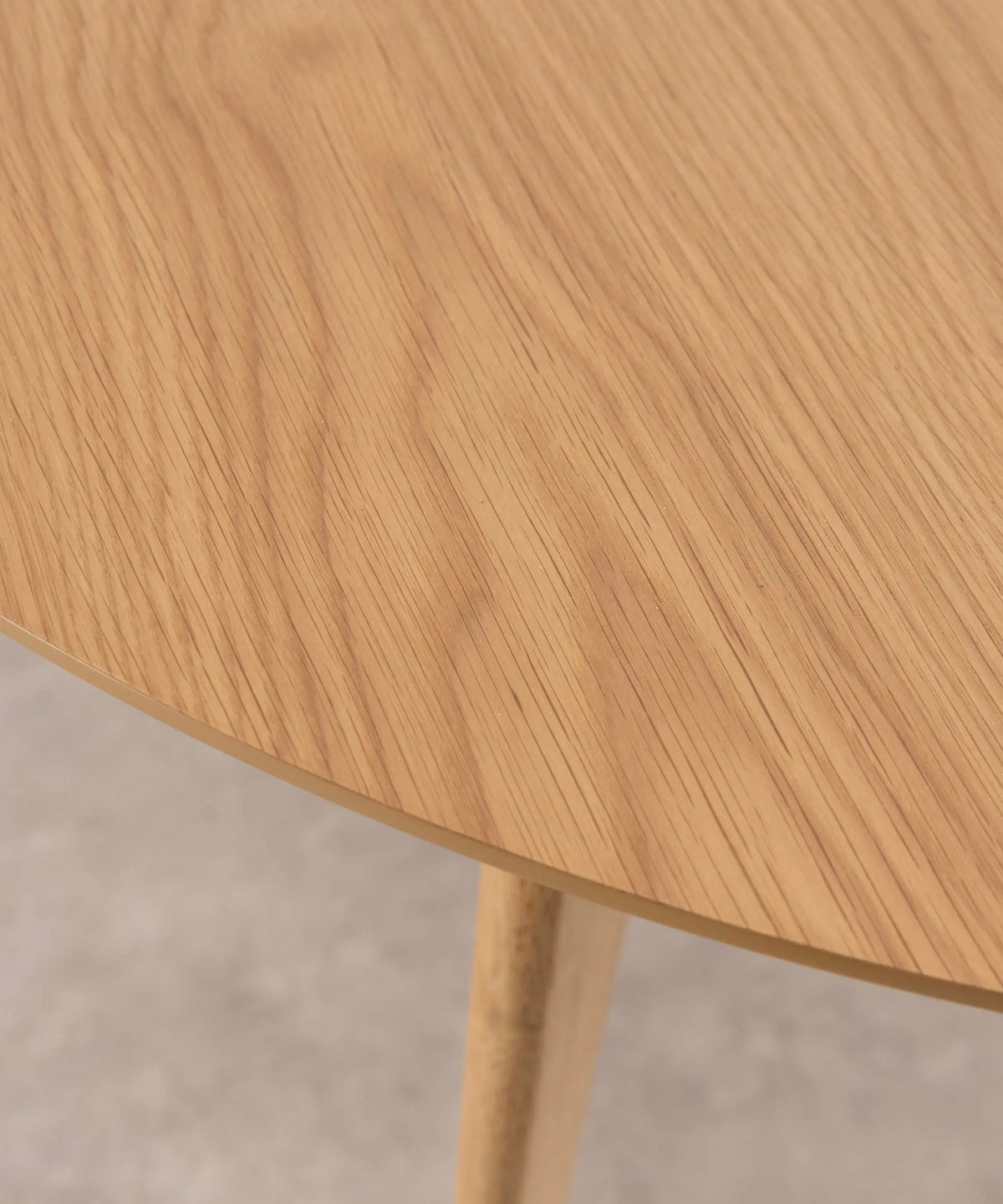 Table à manger ronde extensible en bois Gala (120-150 cm)