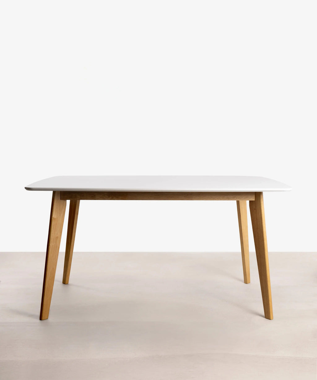 Table à manger rectangulaire en bois Lena (150 x 90 cm)