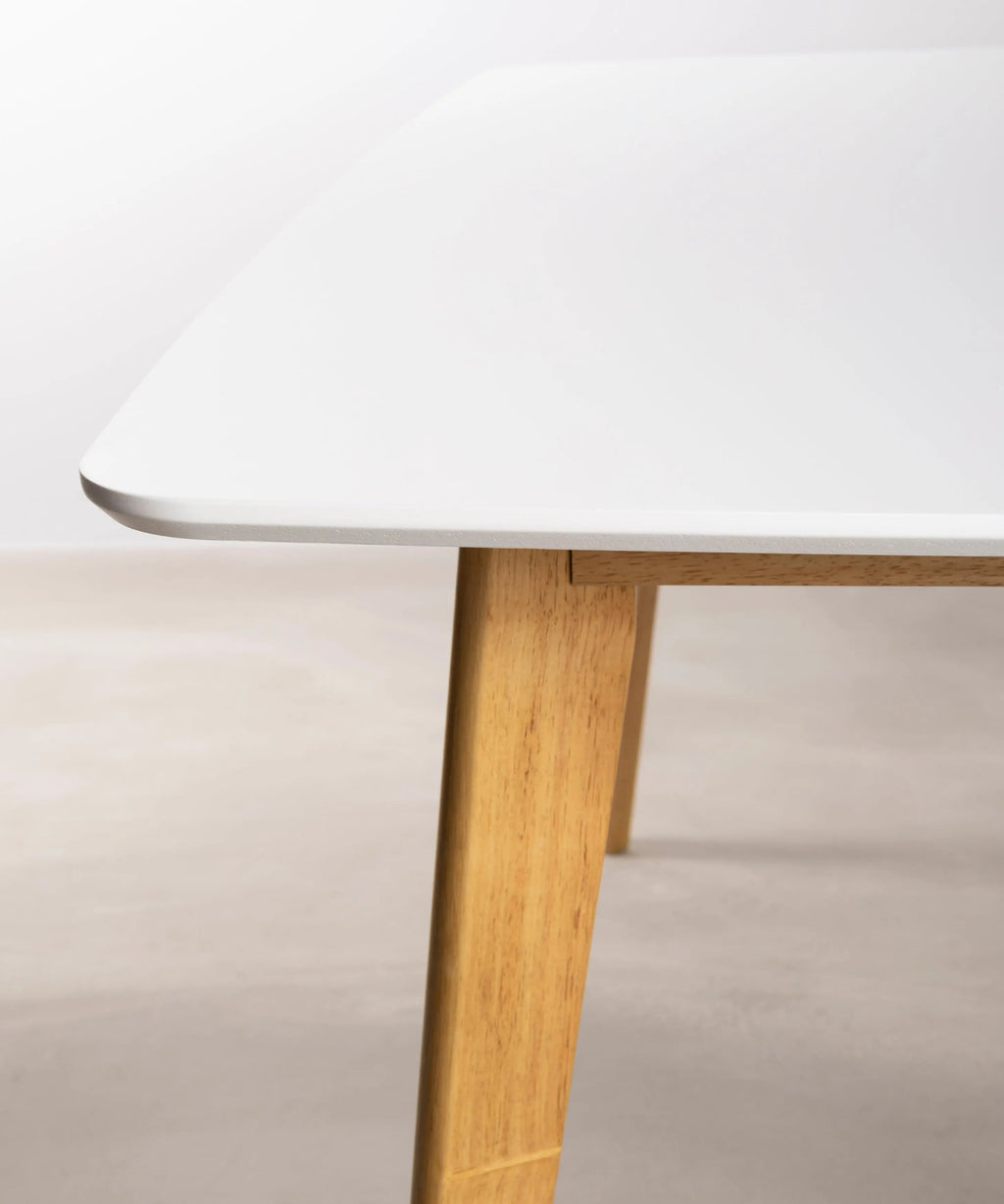 Table à manger rectangulaire en bois Lena (150 x 90 cm)