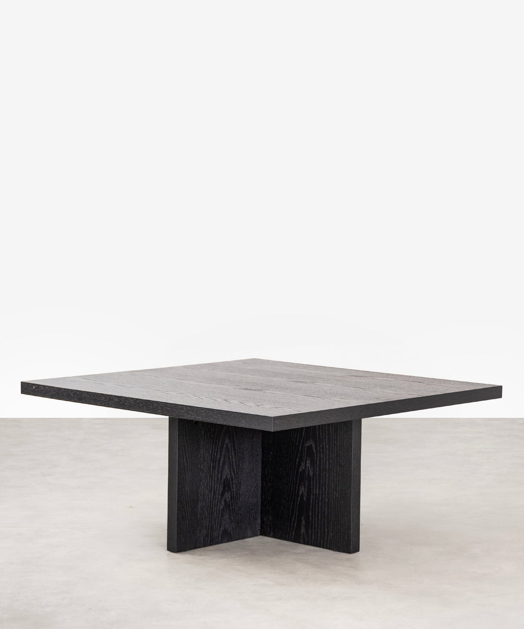 Table basse carrée en bois Nara (80x80 cm)