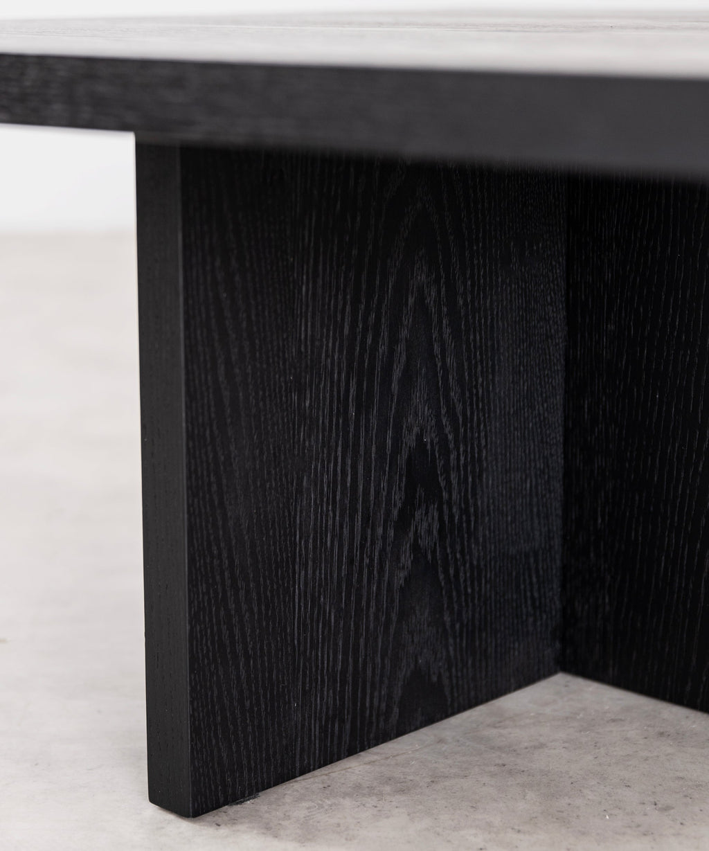 Table basse carrée en bois Nara (80x80 cm)