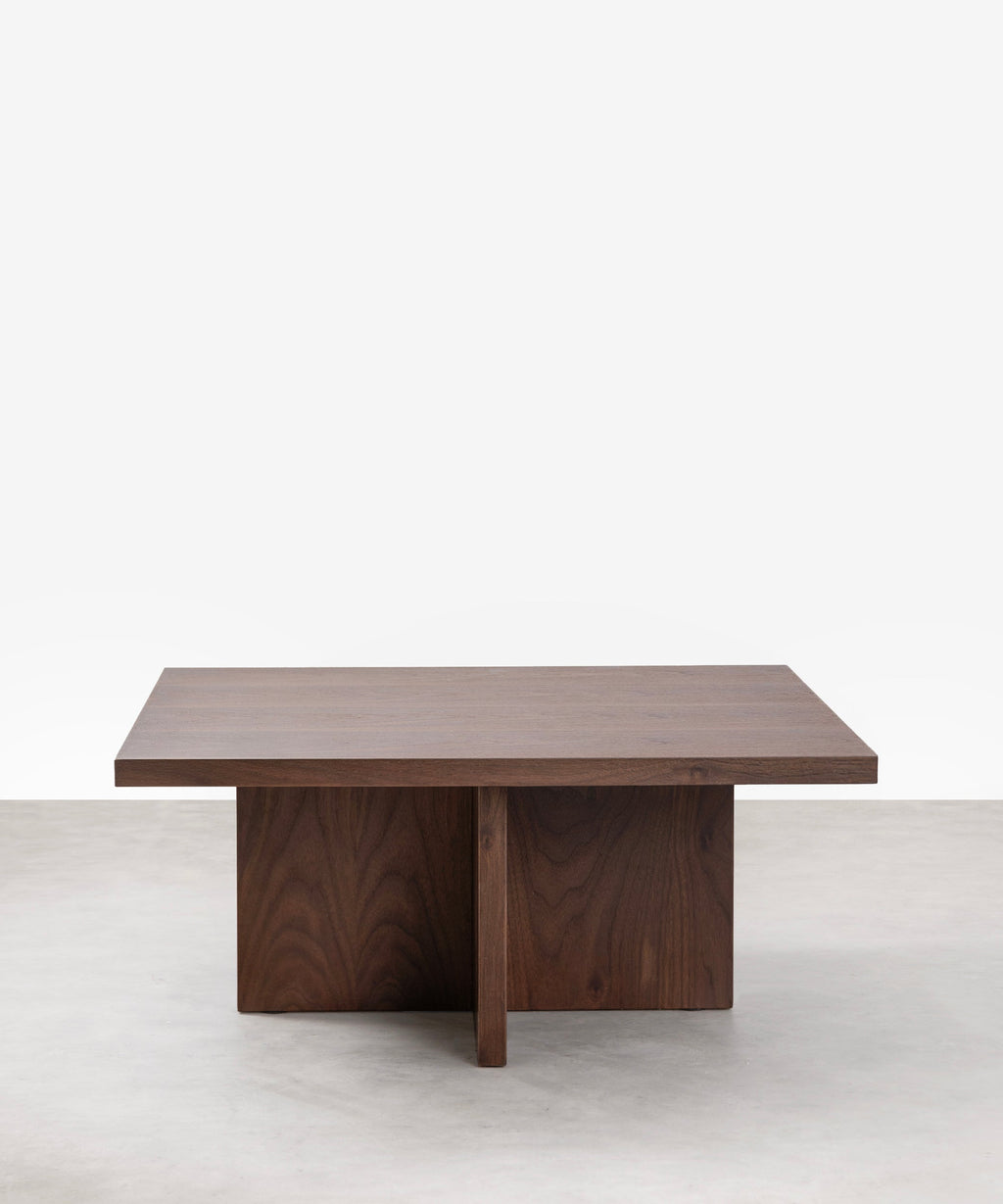 Table basse carrée en bois Nara (80x80 cm)