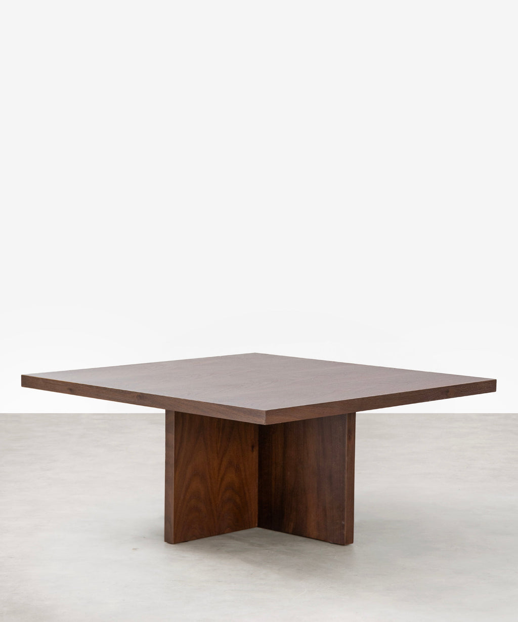 Table basse carrée en bois Nara (80x80 cm)