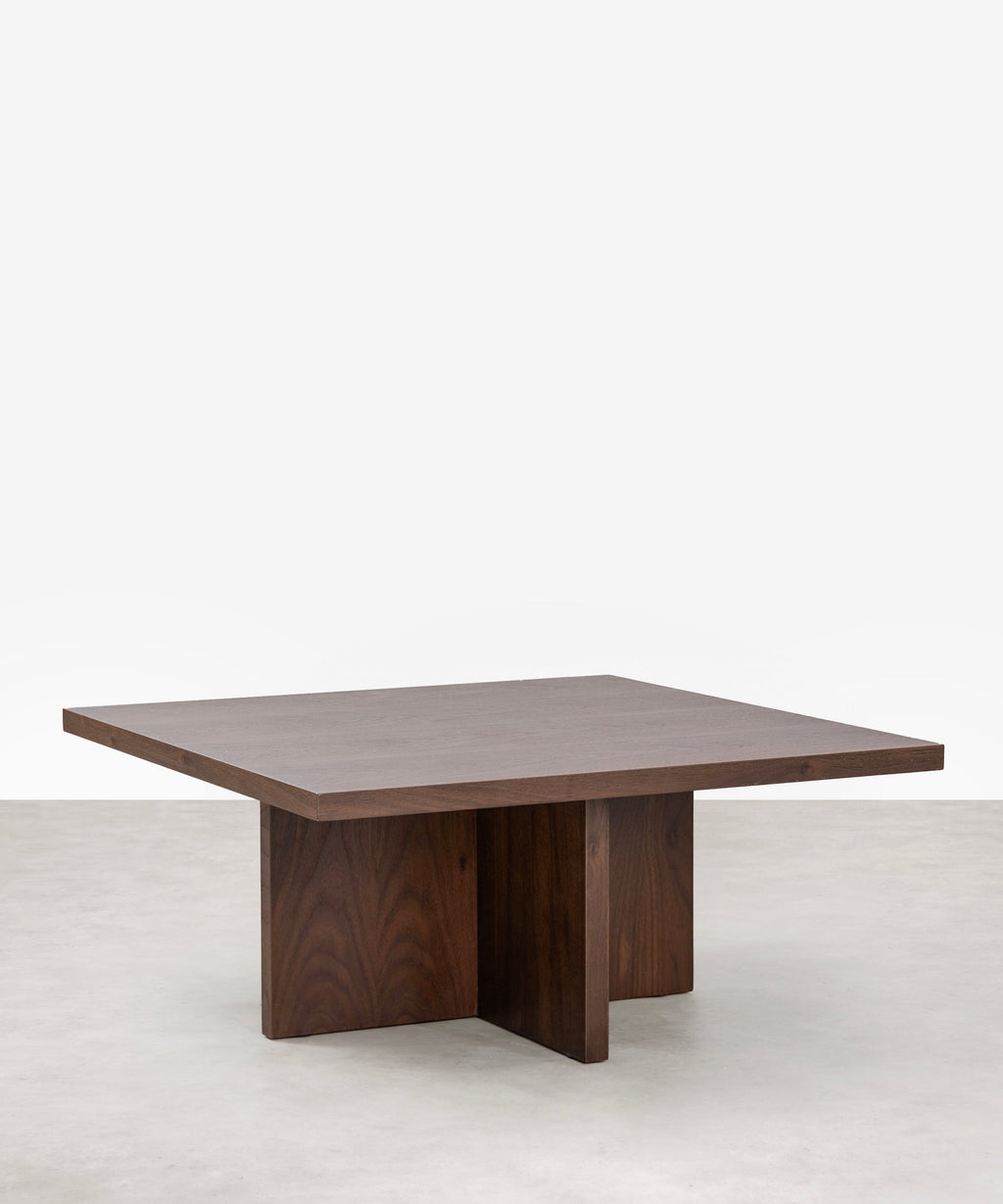 Table basse carrée en bois Nara (80x80 cm)