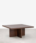 Table basse carrée en bois Nara (80x80 cm)