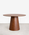 Table à manger ronde en bois Nelly (120 cm)