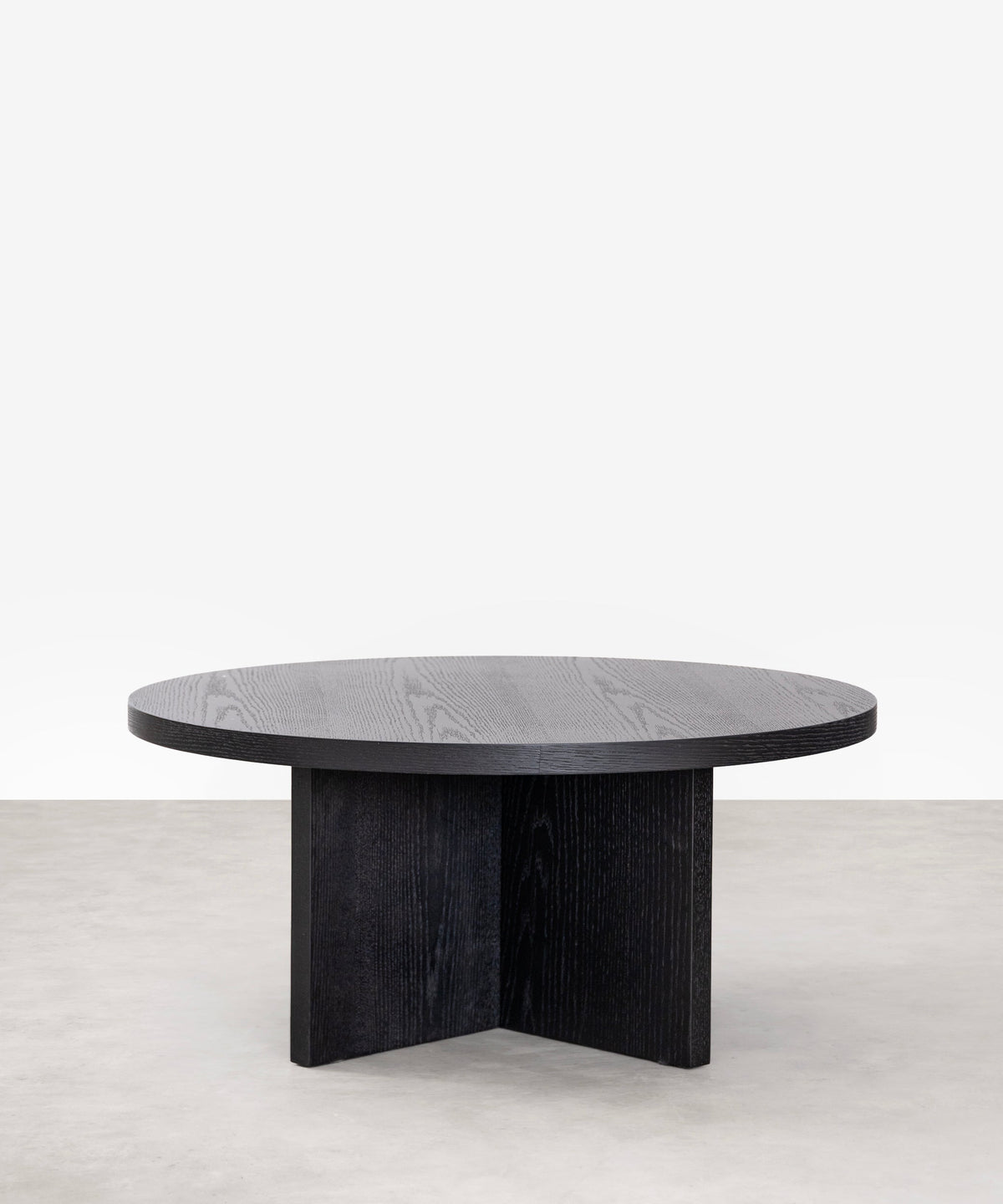 Table basse ronde en bois Takaya (80 cm)
