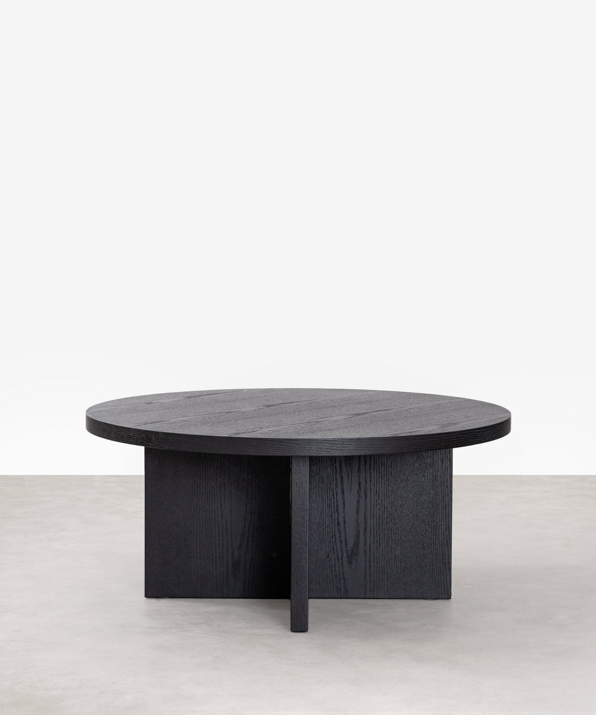 Table basse ronde en bois Takaya (80 cm)