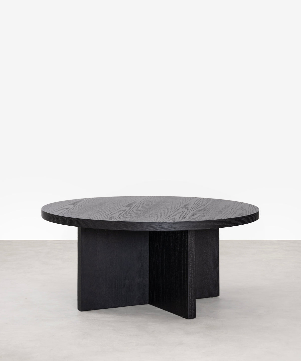 Table basse ronde en bois Takaya (80 cm)