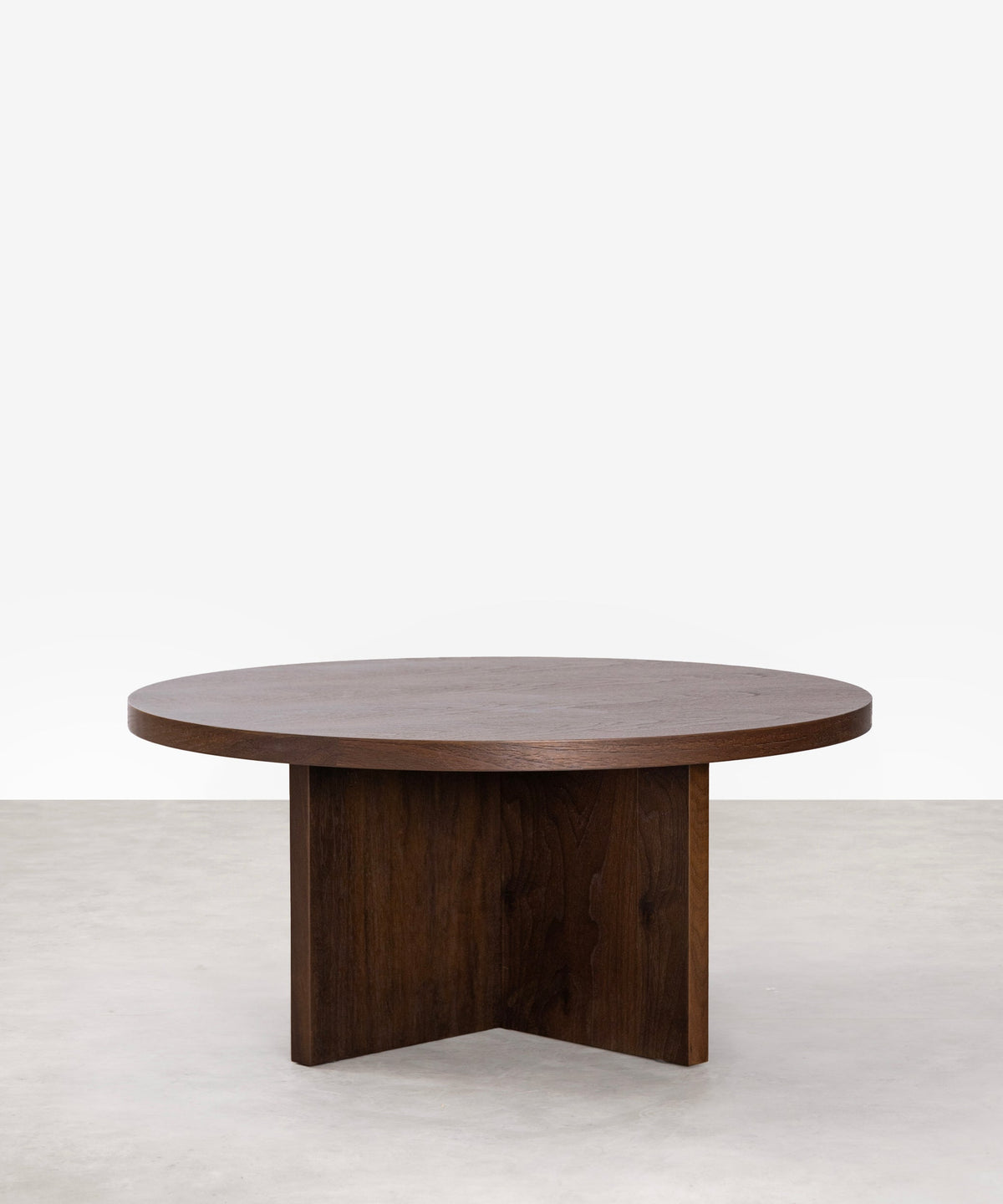 Table basse ronde en bois Takaya (80 cm)