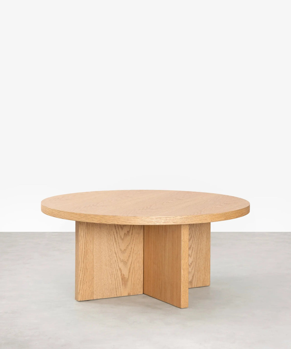 Table basse ronde en bois Takaya (80 cm)