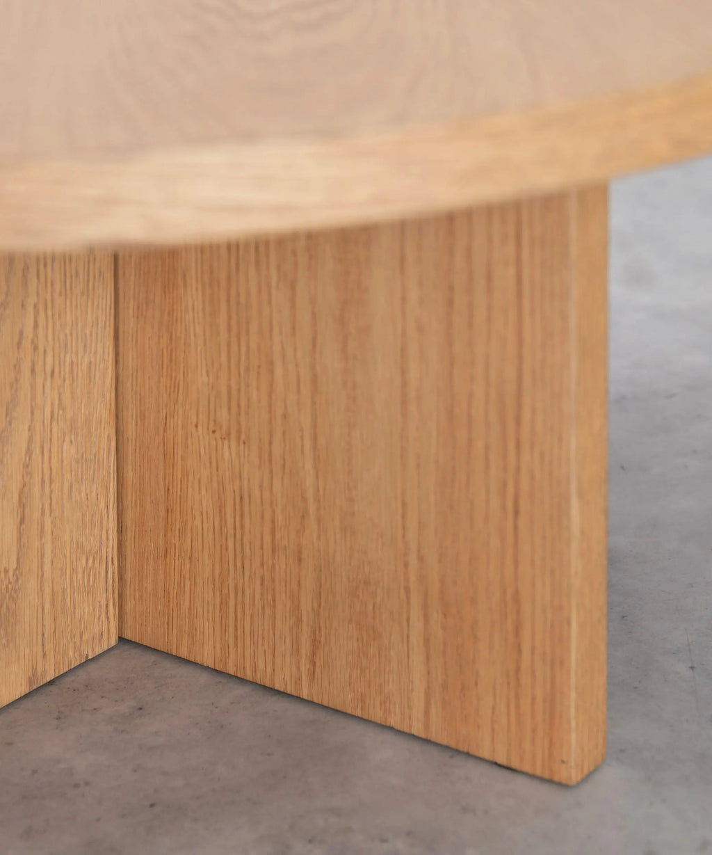 Table basse ronde en bois Takaya (80 cm)