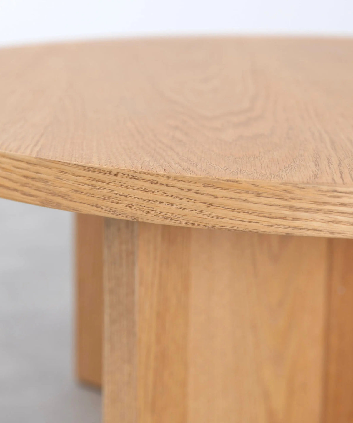 Table basse ronde en bois Takaya (80 cm)