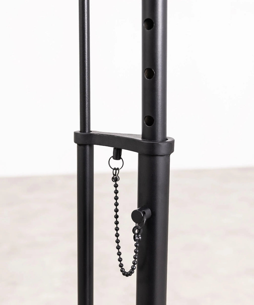 Table d’appoint en acier et verre Helen