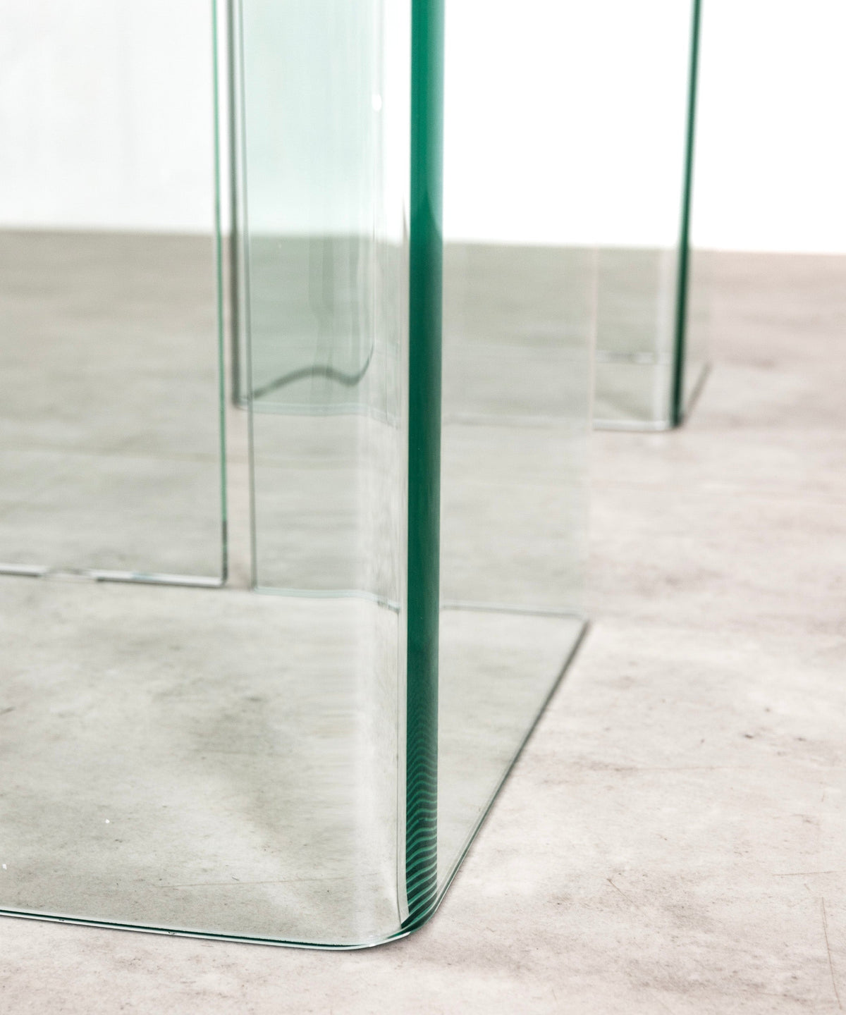 Table à manger rectangulaire en verre trempé Eleonora (180x90 cm)