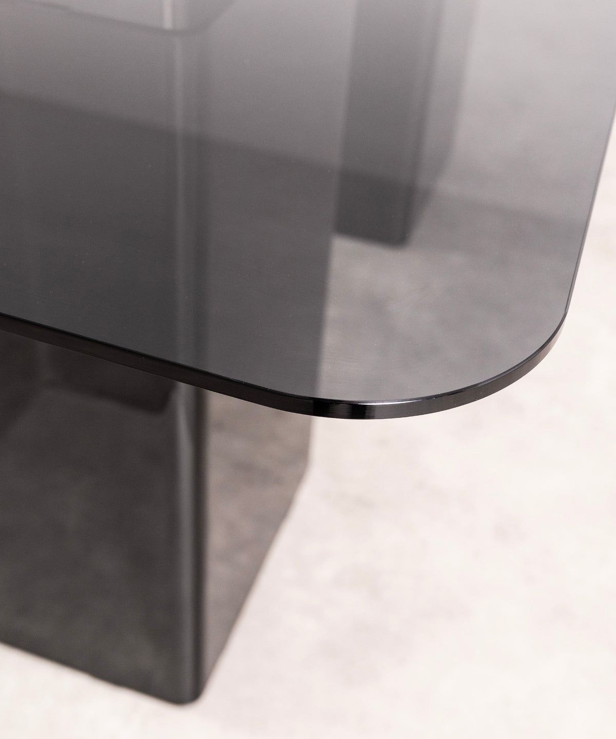 Table à manger rectangulaire en verre trempé Eleonora (180x90 cm)